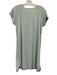 Lake Size S Mint Green & White Pima Cotton Striped Short Sleeve 1/2 Button Dress Mint Green & White / S