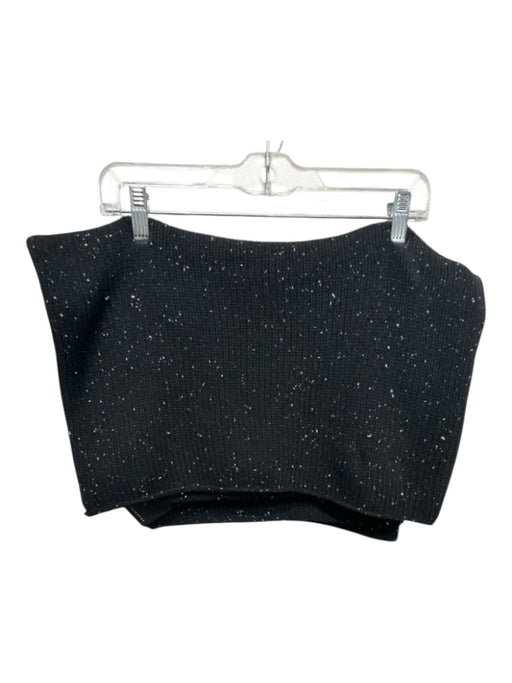 Skull Cashmere Black & White Cashmere Speckled Infinity scarf Black & White