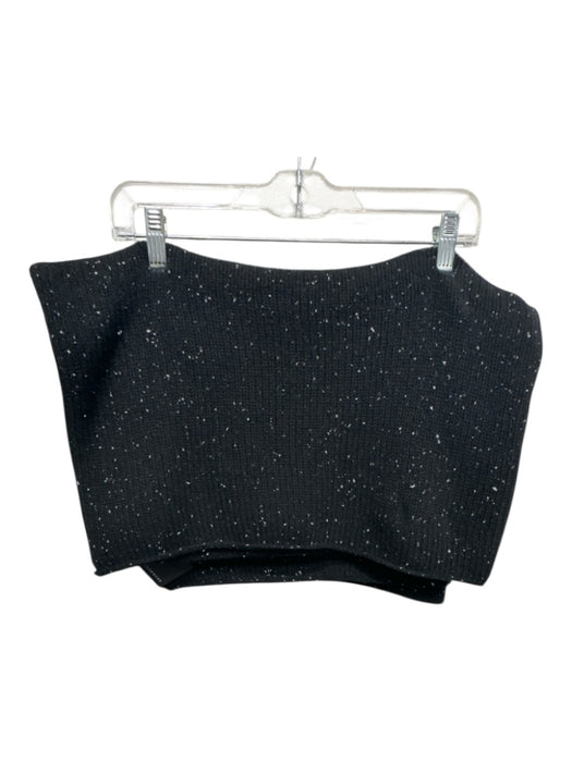 Skull Cashmere Black & White Cashmere Speckled Infinity scarf Black & White