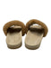 Jenni Kayne Shoe Size 37 Brown Leather Upper Shearling One Strap Slide Sandals Brown / 37