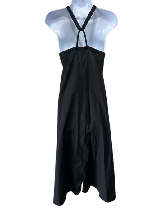 Foemina Size 8 Black Cotton Sleeveless Maxi Tent Style Dress Black / 8