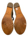 Chloe Shoe Size 37 Gray & Beige Suede Wedge Espadrille Ankle Buckle Sandals Gray & Beige / 37