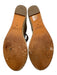 Chloe Shoe Size 37 Gray & Beige Suede Wedge Espadrille Ankle Buckle Sandals Gray & Beige / 37