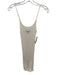 Beautiful People Size L White Cotton Blend Spaghetti Strap Ribbed Tank Top White / L