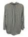 American Colors Size S Light Blue Cotton Collar Neck V Neck High Low Top Light Blue / S