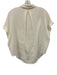 Sundays Size S Cream White Cotton Collar Neck Button Down Short Sleeve Skirt Set Cream White / S