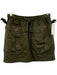 Love The Label Size S Olive Green Cotton Elastic & Drawstring Waist Tassel Skirt Olive Green / S