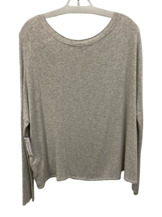 Beautiful People Size S/P Light Gray Modal Blend Crew Neck Loose Fit Skirt Set Light Gray / S/P
