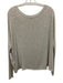 Beautiful People Size S/P Light Gray Modal Blend Crew Neck Loose Fit Skirt Set Light Gray / S/P