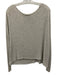 Beautiful People Size S/P Light Gray Modal Blend Crew Neck Loose Fit Skirt Set Light Gray / S/P
