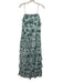 Alice & Olivia Size S Teal Blue Cotton Square Neck Spaghetti Strap Dress Teal Blue / S