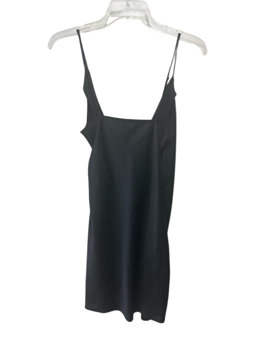 Wilfred Size M Black Polyester Adjustable Strap Cowl Neck Mini Cross Front Dress Black / M