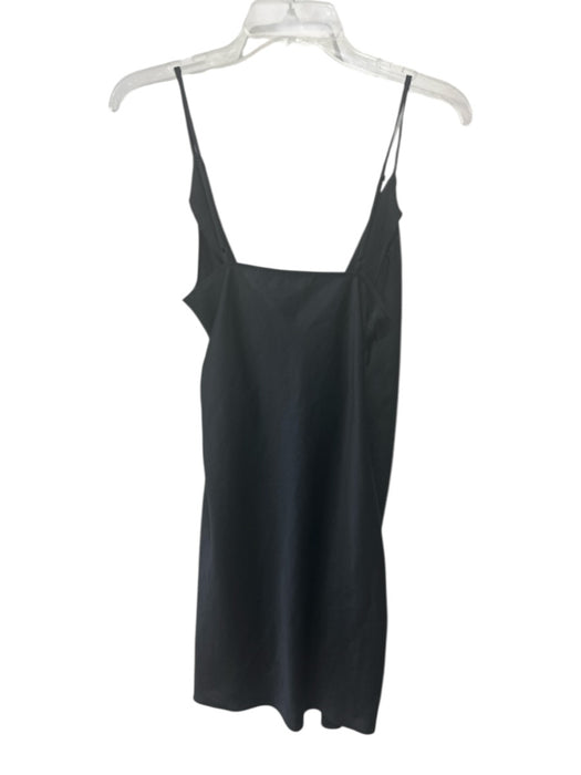 Wilfred Size M Black Polyester Adjustable Strap Cowl Neck Mini Cross Front Dress Black / M