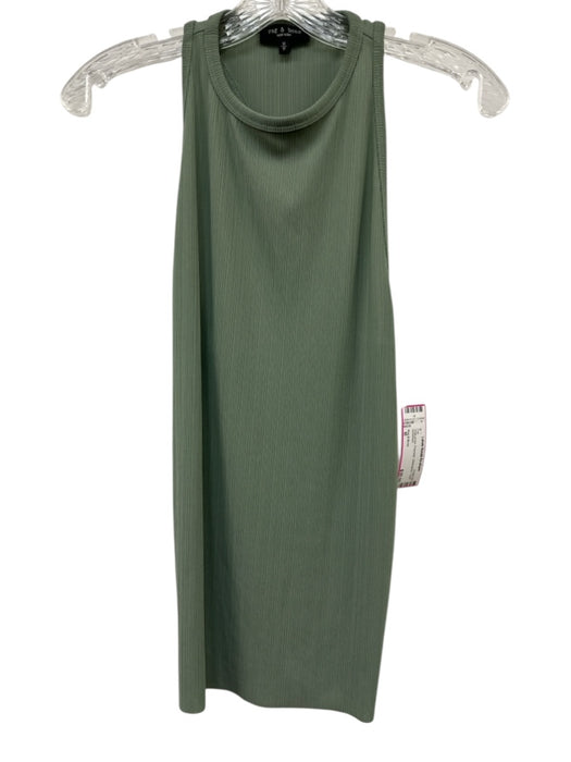 Rag & Bone Size M Sage green Polyester Sleeveless Tank Top Sage green / M