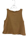 Vince Size M Tan Cotton Sleeveless Top Tan / M