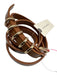 Anthropologie Tan Leather Patent Narrow Belts Tan / S