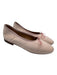 Mansur Gavriel Shoe Size 38 Pink Leather & Textile Round Toe Bow Detail Flats Pink / 38