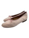 Mansur Gavriel Shoe Size 38 Pink Leather & Textile Round Toe Bow Detail Flats Pink / 38