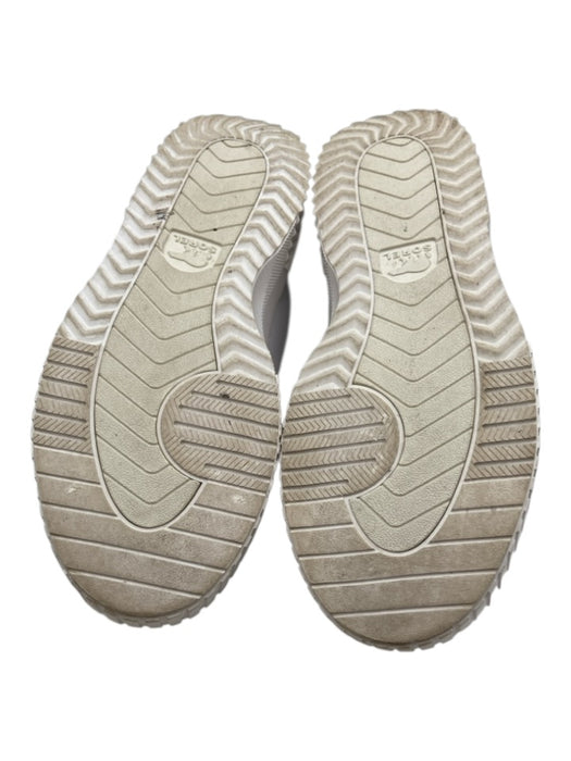 Sorel Shoe Size 8 White Leather Upper Stitch Detail Low Platform Sneakers White / 8