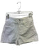 Frame Size 27 White Cotton Denim Zip Fly Pockets High Rise Shorts White / 27