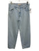Levis Size 27 Light Wash Cotton Denim Zip & Button High Rise Wide Leg Jeans Light Wash / 27