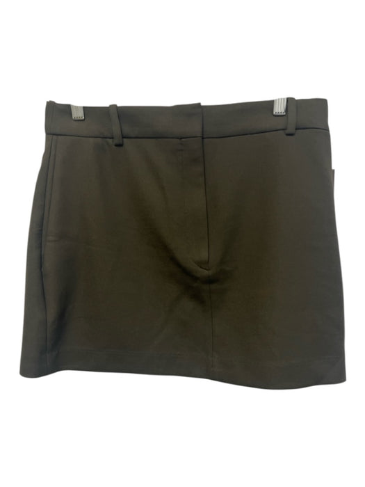 Babaton Size 8 Olive Green Polyester Strapless Zip & Hook Closure Mini Skirt Set Olive Green / 8