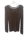 Rails Size XS Chocolate Brown Viscose Blend Open Knit Wide Neck Sweater Chocolate Brown / XS