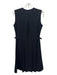 Billy Reid Size XS Black Polyester Pleated Buckle Detail Sleeveless Dress Black / XS