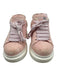 Alexander Wang Shoe Size 37.5 Pink & White Leather Lace Up Suede Sneakers Pink & White / 37.5