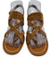 Veronica Beard Shoe Size 7.5 Brown Leather Suede Strappy Stacked Heel Sandals Brown / 7.5