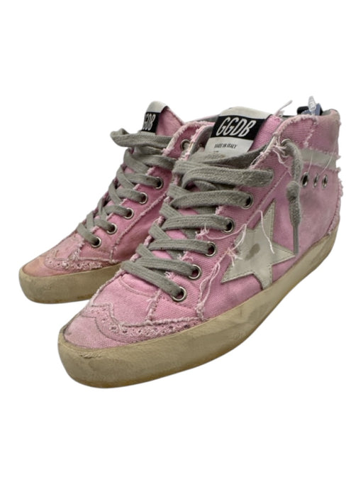 Golden Goose Shoe Size 36 Pink, grey , cream Frayed Detail Distressed Shoes Pink, grey , cream / 36