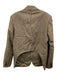 Tibi Size 2 Brown & Black Wool Houndstooth Flap Pockets Blazer Jacket Brown & Black / 2