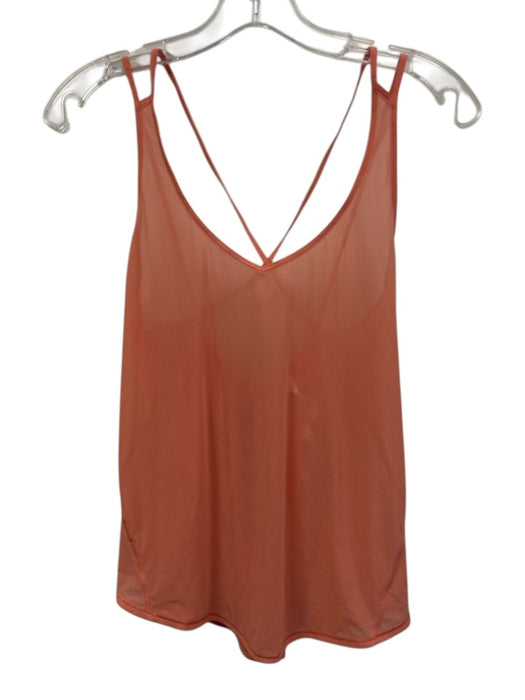 Lululemon Size 2 coral Nylon Blend Athletic Cross Back Top coral / 2