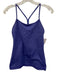 Lululemon Size 4 Blue Synthetic Heathered Racerback Athletic Top Blue / 4