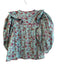 Sea New York Size Small Teal & Multi Cotton Floral Long Puff Sleeve Top Teal & Multi / Small