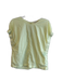 Stark X Size XS Yellow Cotton Round Neck Drop Shoulder Keyhole Back Top Yellow / XS