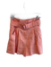 Veronica Beard Size 2 Salmon Linen Blend Belt Pleat Detail Side Pocket Shorts Salmon / 2