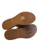 Dolce Vita Shoe Size 7 Silver & tan Leather & Straw Double Band 2 Buckles Shoes Silver & tan / 7