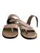 Vince Shoe Size 7 Grayish Beige Leather Round Toe Flat Ankle Buckle Shoes Grayish Beige / 7