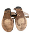 Vince Shoe Size 7 Grayish Beige Leather Round Toe Flat Ankle Buckle Shoes Grayish Beige / 7