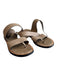 Vince Shoe Size 7 Grayish Beige Leather Round Toe Flat Ankle Buckle Shoes Grayish Beige / 7