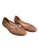 Antonio Melani Shoe Size 7 Brown Leather Woven Bow Flat Shoes Brown / 7