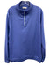Peter Millar Size XL Blue Polyester Solid Quarter Zip Men's Long Sleeve Shirt Blue / XL