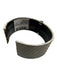 S. Carter Designs White & Silver Python Pave Diamonds Cuff Bracelet White & Silver