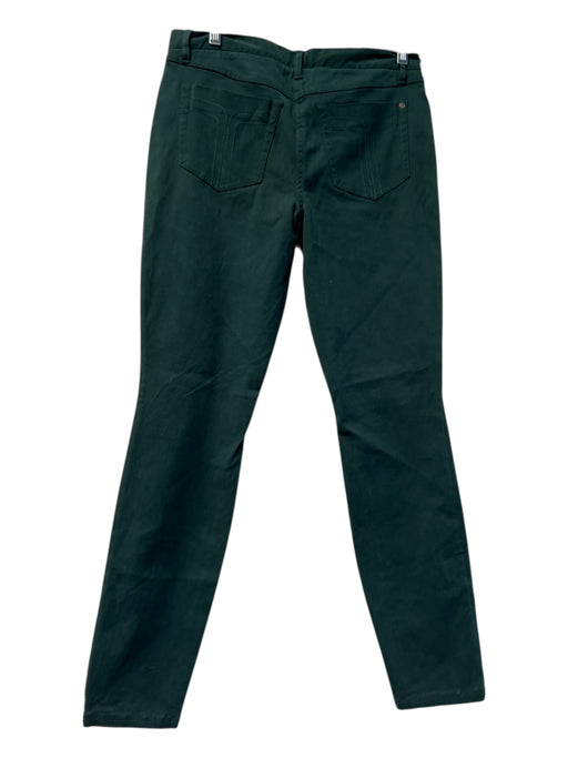 Trina Turk Size 6 Pine Green Cotton Blend Mid Rise 5 Pocket Belt loops Pants Pine Green / 6