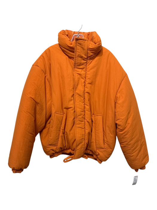 Acne Studios Size XL Pumpkin Orange Nylon & Lyocell Puffer stand collar Jacket Pumpkin Orange / XL