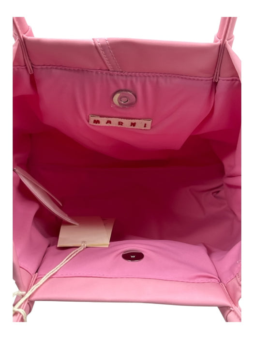 Marni Pink & Multi Nylon Logo Tote Bag Pink & Multi / Small