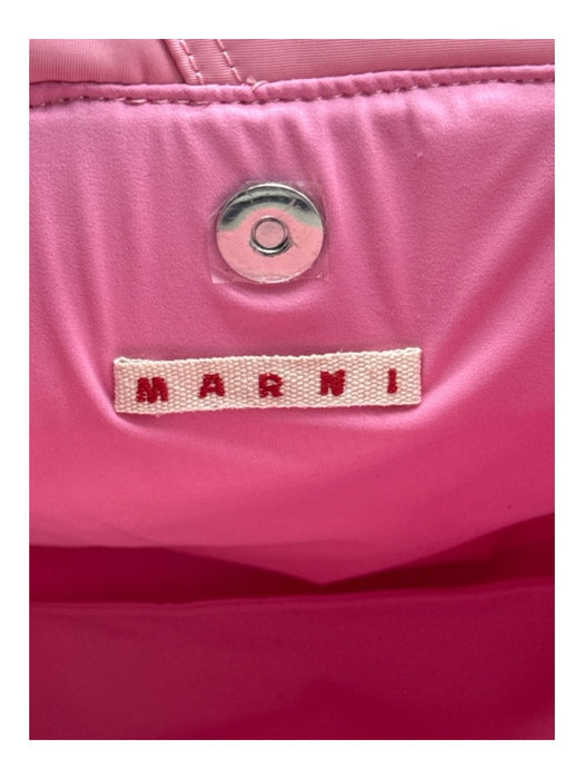 Marni Pink & Multi Nylon Logo Tote Bag Pink & Multi / Small