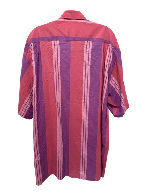 Yves Saint Laurent Size S Cotton Stripe Button Down Long Sleeve Short Sleeve S