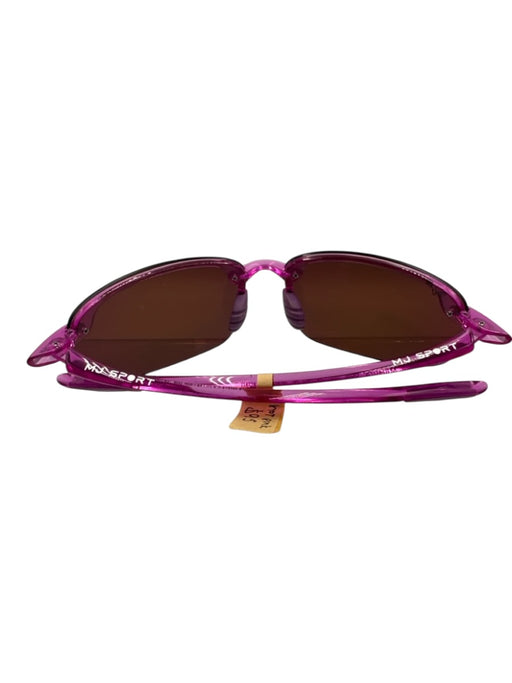 MJ Sport Purple Acetate Reflective Polarized Sunglasses Purple